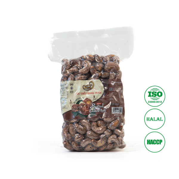 Hạt Điều Rang Muối Bịch Chân Không 500G – KivaGifts